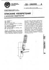 Устройство для регулировки угла развала колеса транспортного средства (патент 1062093)