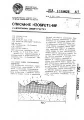 Способ намыва узкопрофильных сооружений (патент 1335626)