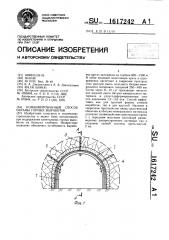 Комбинированный способ охраны горных выработок (патент 1617242)
