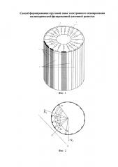 Способ формирования круговой зоны электронного сканирования цилиндрической фазированной антенной решетки (патент 2619445)