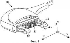 Полужесткий штекер (патент 2303845)