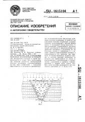 Устройство для усреднения полезных ископаемых в карьере (патент 1615104)