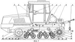 Гусеничный трактор (патент 2267432)