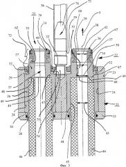 Способ очистки труб теплообменника с помощью струйного средства и устройство для его осуществления (патент 2358219)