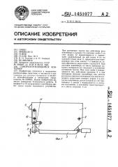 Саморазгружающийся контейнер (патент 1451077)