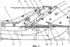 Грунтовая плотина на водопроницаемом основании (патент 2368727)
