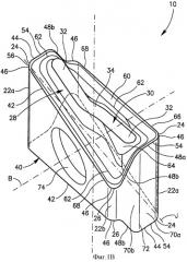 Тангенциальная режущая пластина и фреза (патент 2354511)