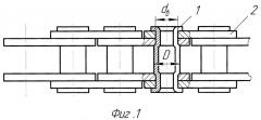 Приводная пластинчатая цепь с внутренним зацеплением (патент 2598115)