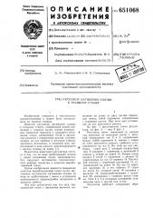 Регулятор натяжения основы к ткацкому станку (патент 651068)