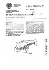 Устройство для подводной разработки грунта (патент 1776726)