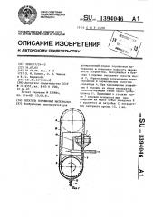 Питатель порошковых материалов (патент 1394046)