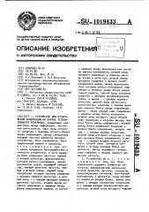 Устройство для отображения информации на экране телевизионного приемника (патент 1019433)