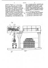 Устройство для укладки огнеупорныхизделий ha печной вагон (патент 814758)