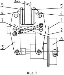 Блок дискового тормоза (патент 2662361)