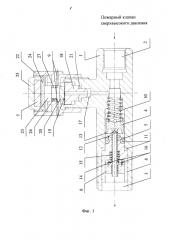 Пожарный клапан сверхвысокого давления (патент 2641792)