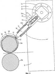 Способ и устройство для обнаружения дефектов поверхности, в частности трещин, сколов и подобного, на валке прокатного стана (патент 2346269)