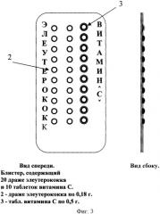 Аптечка доврачебной самопомощи для повышения устойчивости организма к неблагоприятным факторам внешней среды "полипек" (патент 2305531)