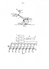 Устройство для автоматического вождения самоходного комбайна вдоль подбираемого валка (патент 988213)