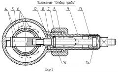 Пробоотборное устройство (патент 2253012)