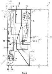 Охлаждающая структура для расположенных во внутреннем пространстве электрошкафа компонентов (патент 2628103)