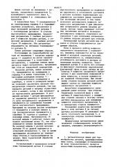 Автоматическая линия для термообработки деталей (патент 855015)