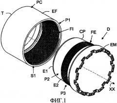 Устройство для защиты охватывающего конца компонента трубчатого резьбового соединения с антиотвинчивающим торможением (патент 2444672)