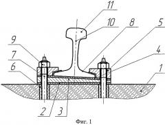 Рельсовое скрепление (варианты) (патент 2520179)