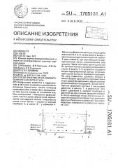 Способ очистки танка изолированного балласта от ила (патент 1705181)