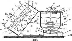 Солнечно-ветровой воздухонагреватель (патент 2484387)