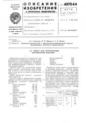 Шихта для изготовления керамических изделий (патент 487044)