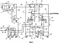 Способ создания вакуума в ректификационной колонне и устройство для его осуществления (патент 2343949)
