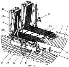 Устройство для погрузки самоходной техники на железнодорожную платформу (патент 2312779)