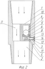 Клапан буровой переливной шариковый (патент 2424416)