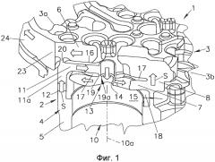 Двигатель внутреннего сгорания с жидкостным охлаждением (патент 2580570)