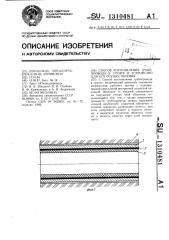 Способ изготовления трубопровода в грунте и устройство для его осуществления (патент 1310481)