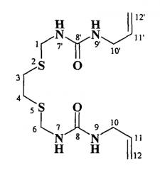 Способ получения 1,6-бис[аллил(фенил)(тио)карбамоил]-2,5-дитиагексанов (патент 2551656)