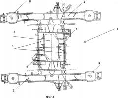 Рама немоторной тележки высокоскоростного железнодорожного транспортного средства (патент 2434772)