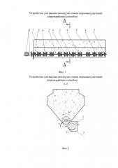 Устройство для высева несыпучих семян кормовых растений широкорядным способом (патент 2605334)
