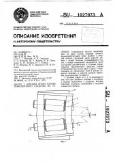 Боковая опора кузова транспортного средства на тележку (патент 1027073)