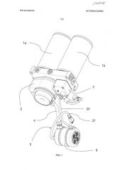 Глушитель шума для установки осушки воздуха системы обеспечения сжатым воздухом (патент 2591774)