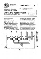 Устройство для цифровой групповой генерации синусоидальных сигналов (патент 934891)