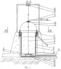 Биогазовая установка для переработки навоза (патент 2286038)