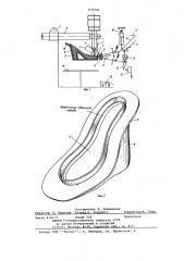 Устройство для обработки по контуру формованных подошв (патент 674741)