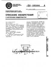 Разбрасыватель сыпучих материалов (патент 1095894)