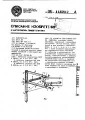 Устройство для пробивки корки глинозема (патент 1135812)