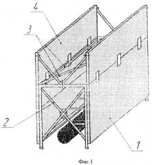 Конструкция ограждения для укрепления стенок траншей при проведении земляных работ (патент 2366781)