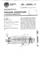 Устройство для нанесения изоляционного покрытия на наружную поверхность труб (патент 1065653)