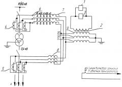 Устройство определения витковых замыканий в обмотках силового трансформатора с переключением без возбуждения (патент 2642445)