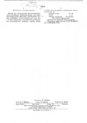 Шихта для изготовления металлокерамического материала (патент 576306)