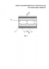 Перистальтический насос-смеситель для пастообразных веществ (патент 2626193)
